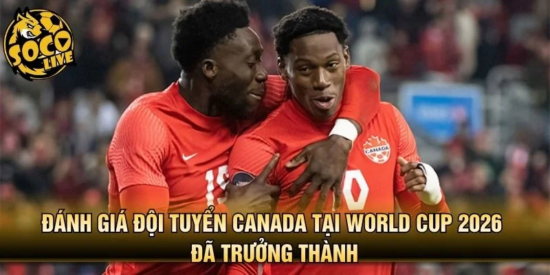 Đánh giá đội tuyển Canada tại World Cup 2026 đã trưởng thành